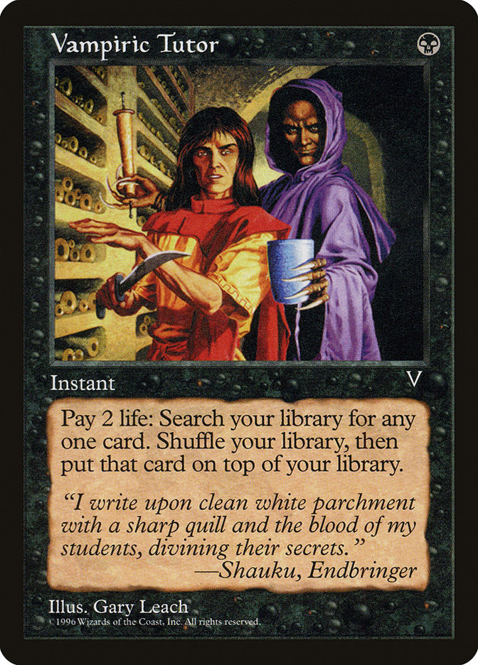 Vampiric Tutor [Visions] | Yard's Games Ltd