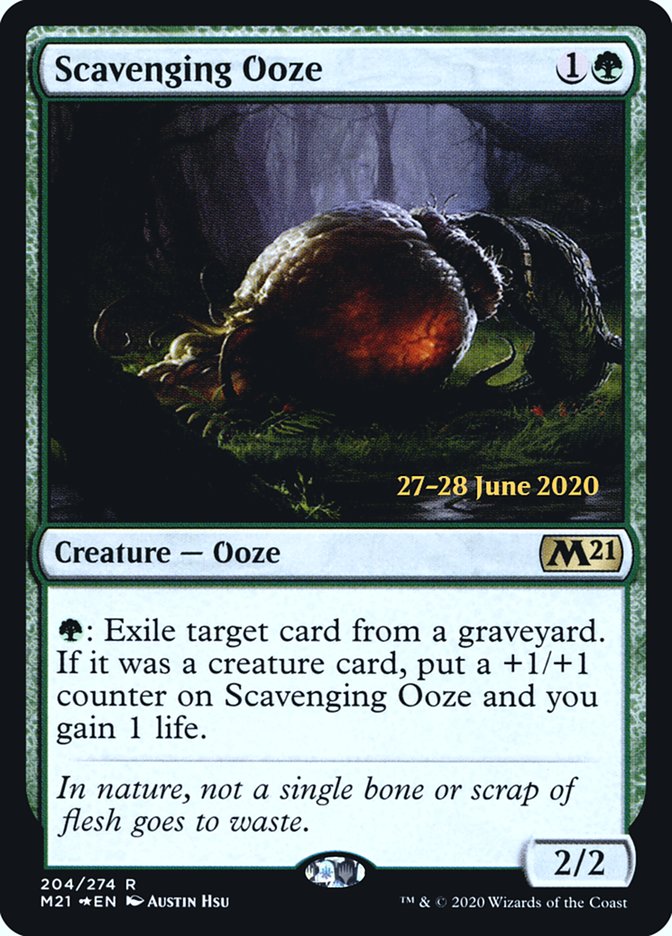 Scavenging Ooze [Core Set 2021 Prerelease Promos] | Yard's Games Ltd