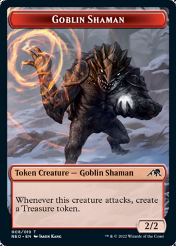 Goblin Shaman Token [Kamigawa: Neon Dynasty Tokens] | Yard's Games Ltd