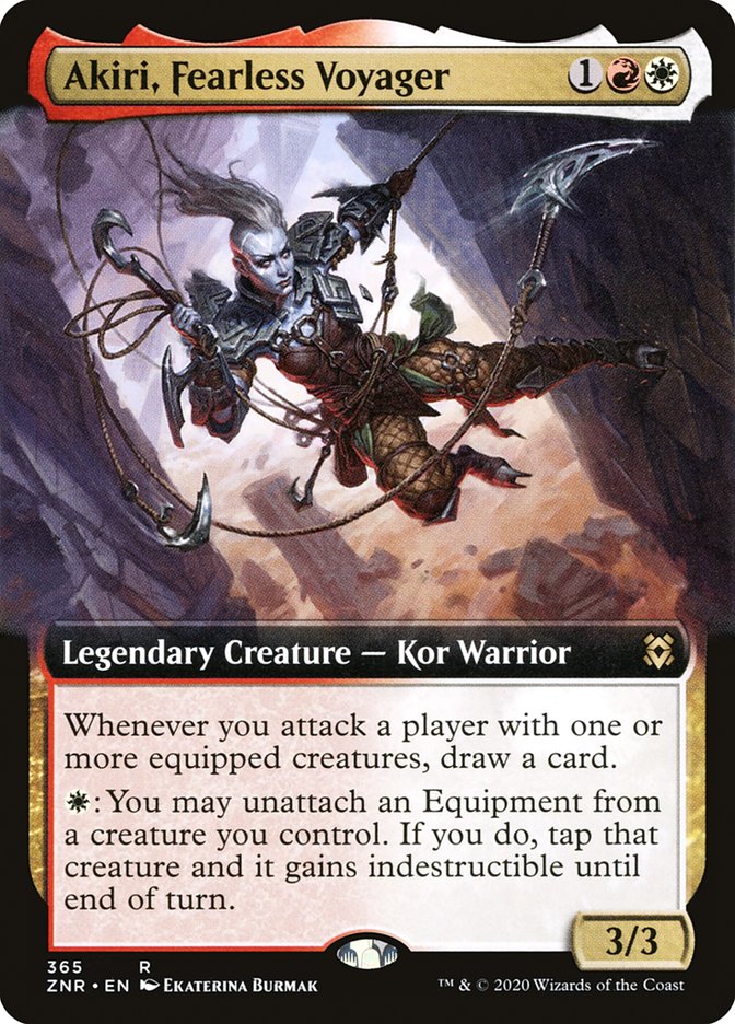 Akiri, Fearless Voyager (Extended Art) [Zendikar Rising] | Yard's Games Ltd