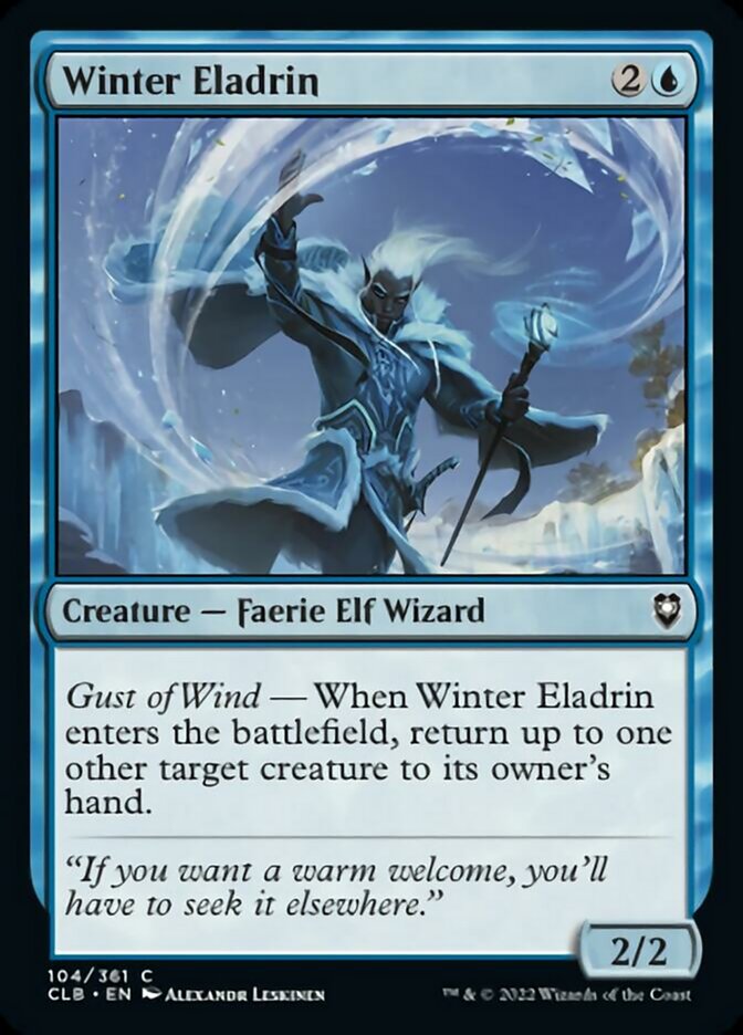 Winter Eladrin [Commander Legends: Battle for Baldur's Gate] | Yard's Games Ltd