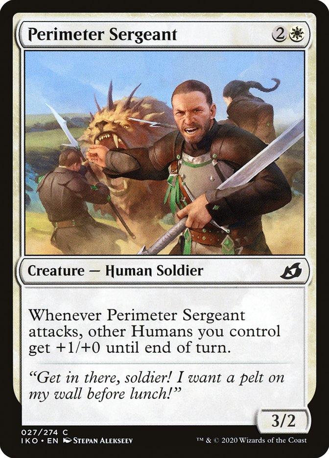 Perimeter Sergeant [Ikoria: Lair of Behemoths] | Yard's Games Ltd