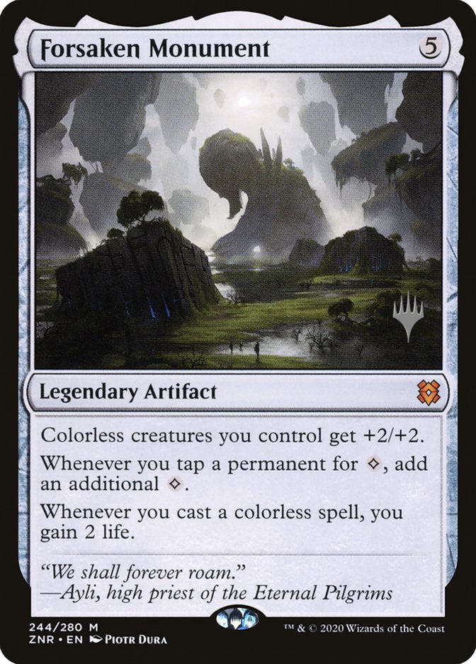 Forsaken Monument (Promo Pack) [Zendikar Rising Promos] | Yard's Games Ltd