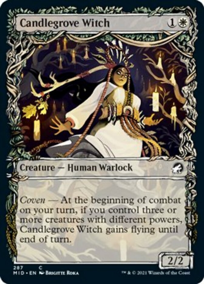 Candlegrove Witch (Showcase Equinox) [Innistrad: Midnight Hunt] | Yard's Games Ltd