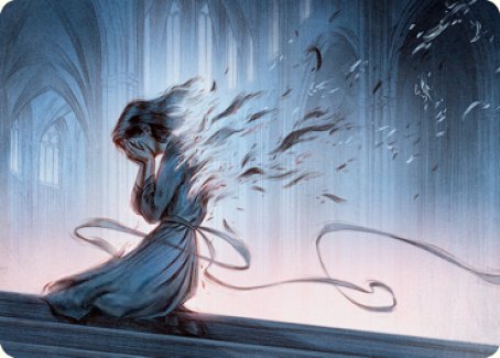 Fading Hope Art Card [Innistrad: Midnight Hunt Art Series] | Yard's Games Ltd