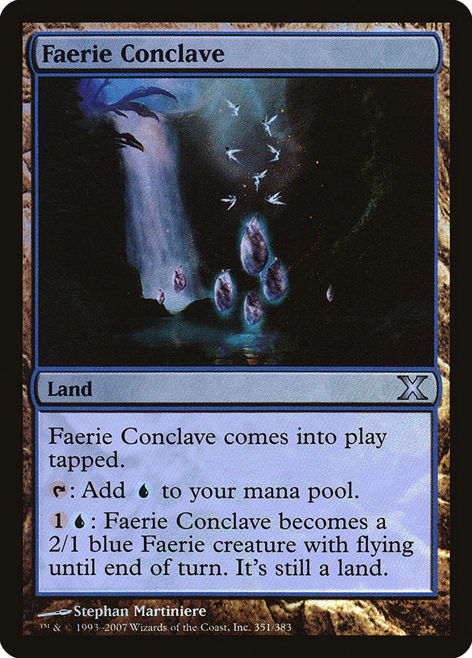 Faerie Conclave (Premium Foil) [Tenth Edition] | Yard's Games Ltd