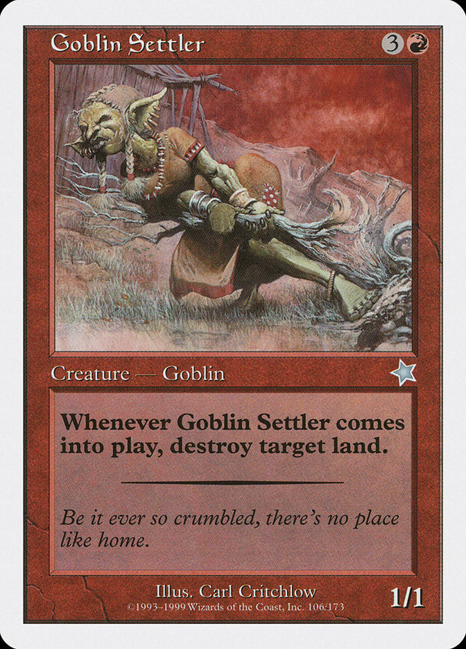 Goblin Settler [Starter 1999] | Yard's Games Ltd