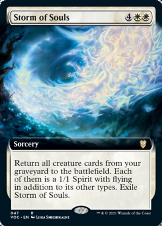 Storm of Souls (Extended Art) [Innistrad: Crimson Vow Commander] | Yard's Games Ltd