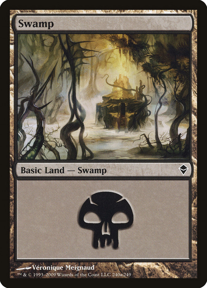 Swamp (240a) [Zendikar] | Yard's Games Ltd