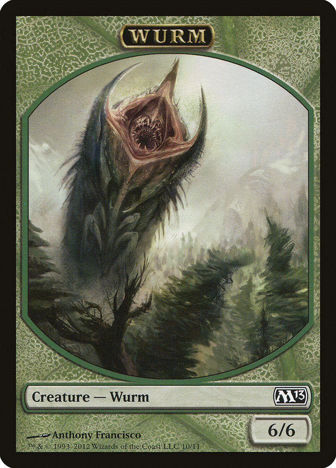 Wurm Token [Magic 2013 Tokens] | Yard's Games Ltd