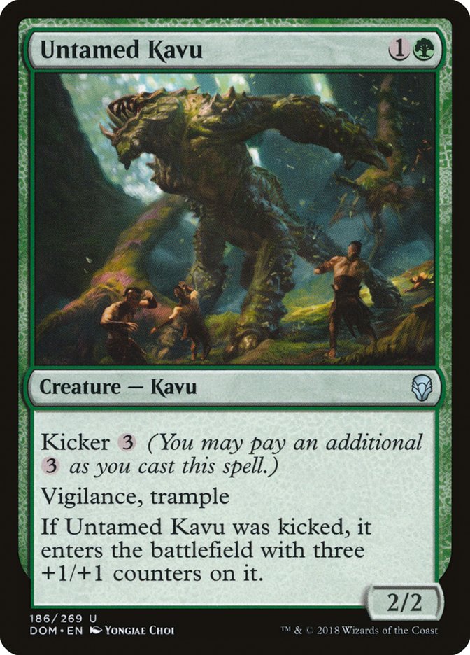 Untamed Kavu [Dominaria] | Yard's Games Ltd