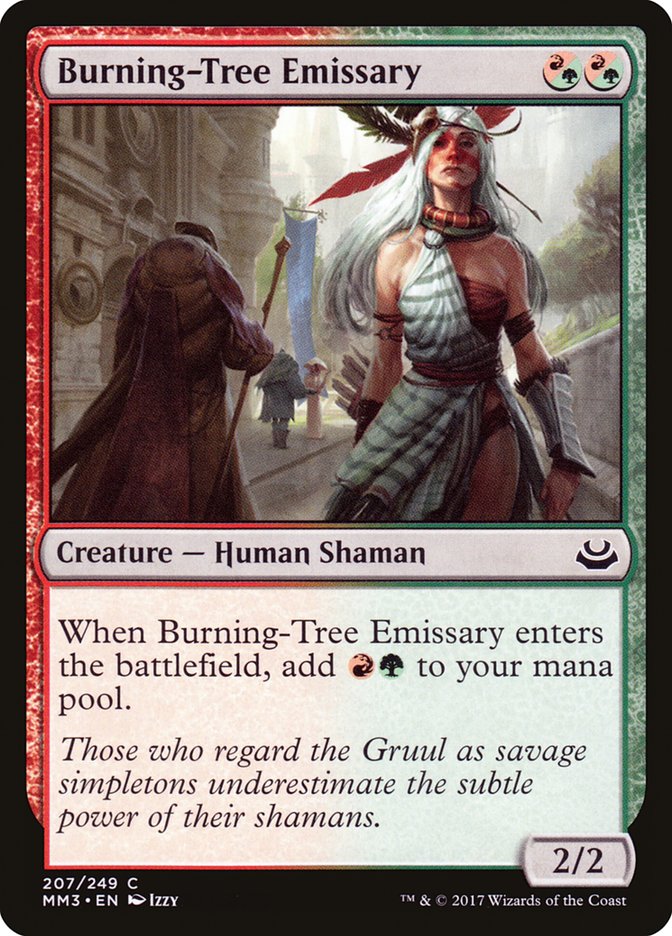 Burning-Tree Emissary [Modern Masters 2017] | Yard's Games Ltd