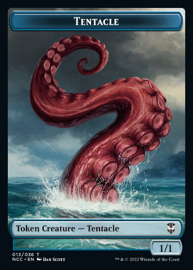 Tentacle // Clue Double-Sided Token [Streets of New Capenna Commander Tokens] | Yard's Games Ltd