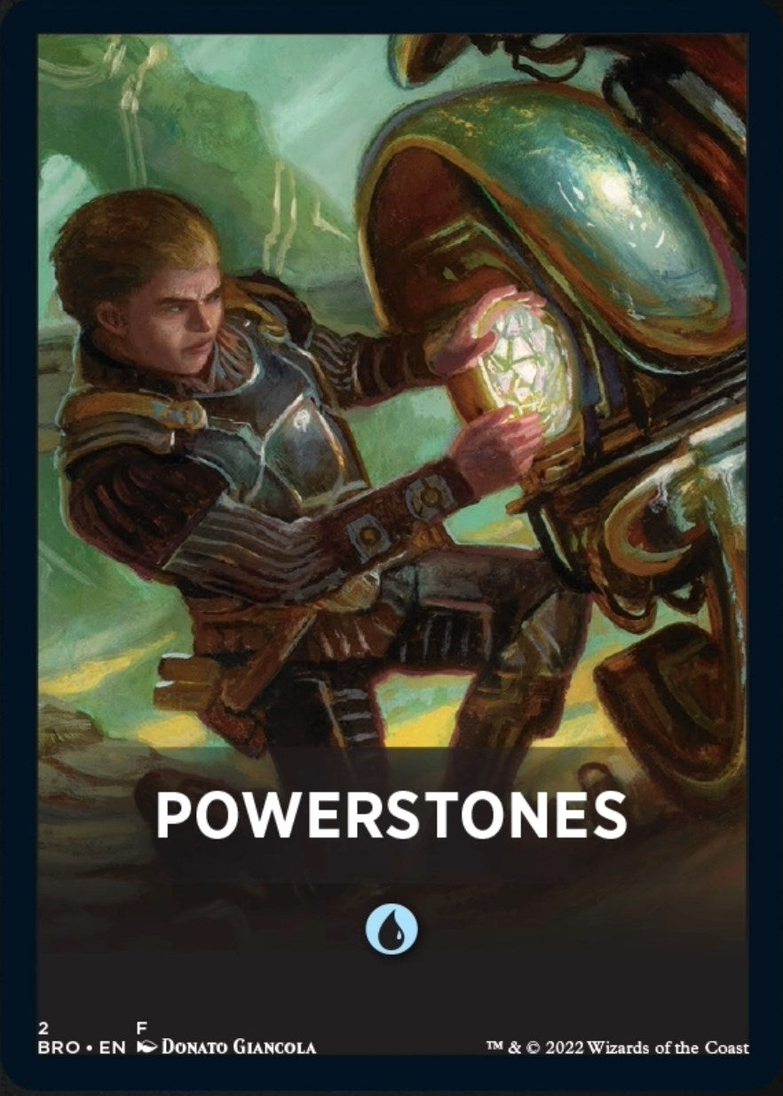 Powerstones Theme Card [The Brothers' War Tokens] | Yard's Games Ltd