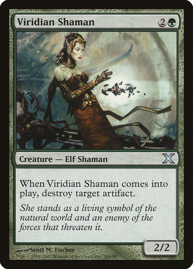 Viridian Shaman [Tenth Edition] | Yard's Games Ltd