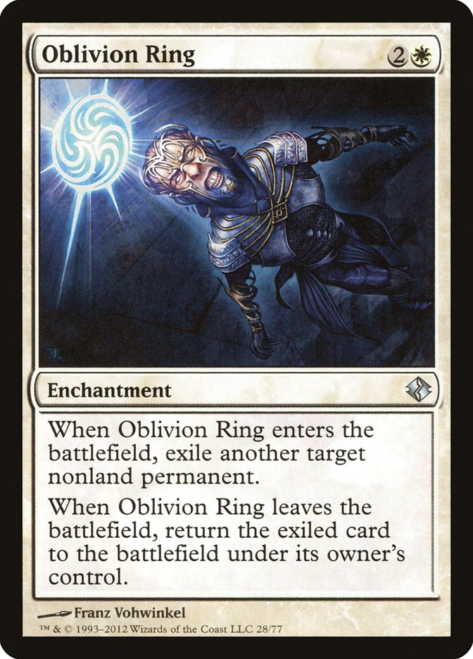 Oblivion Ring [Duel Decks: Venser vs. Koth] | Yard's Games Ltd