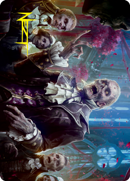 Undead Butler Art Card (Gold-Stamped Signature) [Innistrad: Crimson Vow Art Series] | Yard's Games Ltd