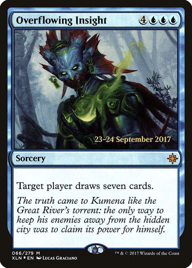 Overflowing Insight [Ixalan Prerelease Promos] | Yard's Games Ltd