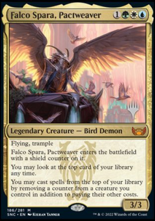 Falco Spara, Pactweaver (Promo Pack) [Streets of New Capenna Promos] | Yard's Games Ltd