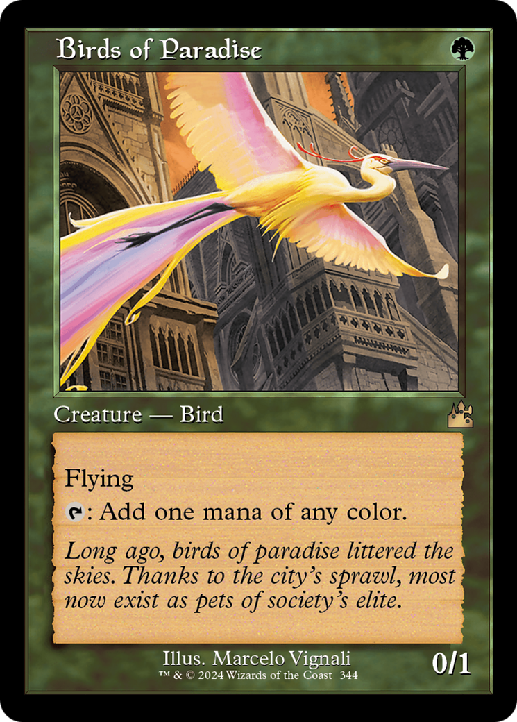 Birds of Paradise (Retro) [Ravnica Remastered] | Yard's Games Ltd