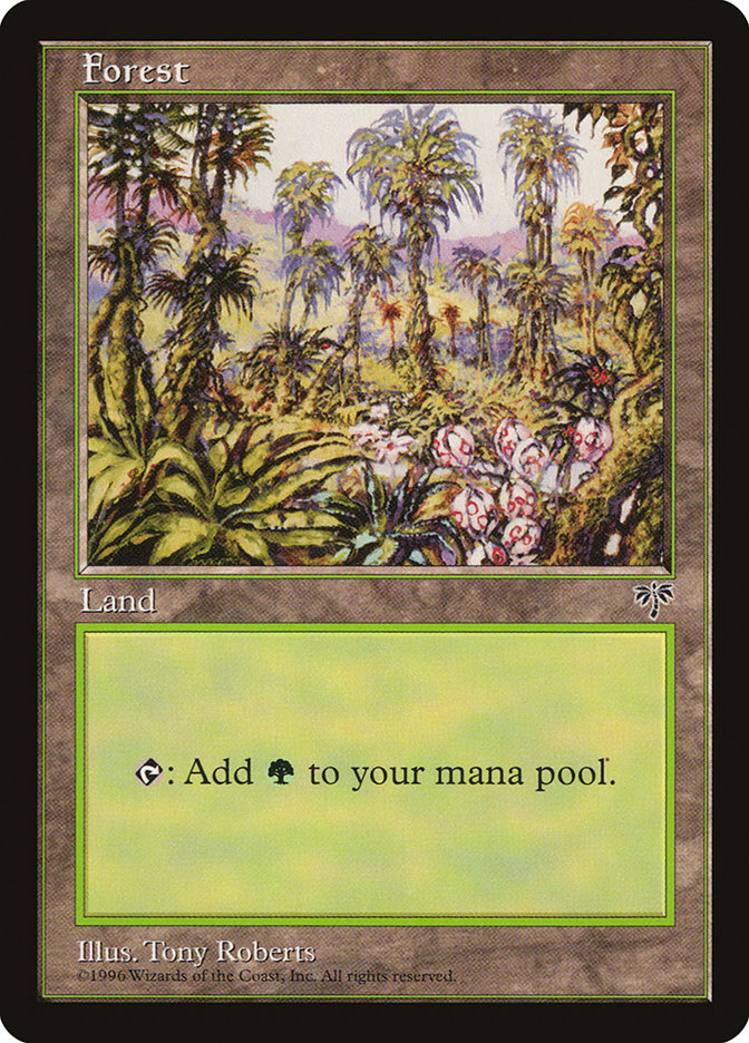 Forest (Flowers Not Opened Bottom Right) [Mirage] | Yard's Games Ltd