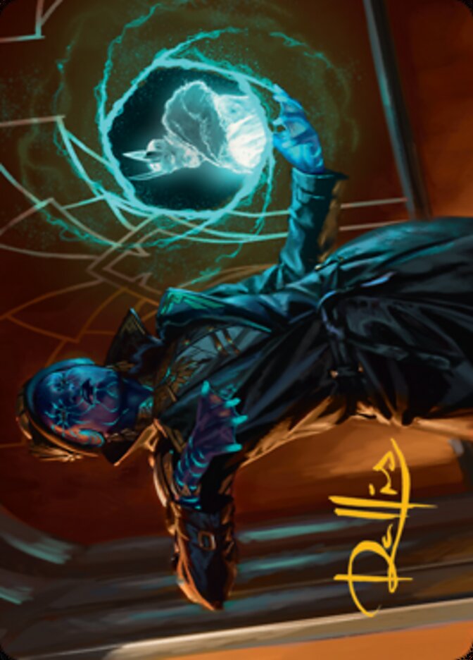 Kamiz, Obscura Oculus Art Card (Gold-Stamped Signature) [Streets of New Capenna Art Series] | Yard's Games Ltd