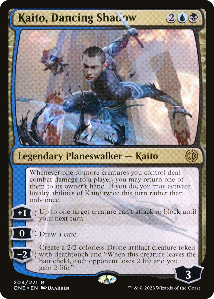 Kaito, Dancing Shadow [Phyrexia: All Will Be One] | Yard's Games Ltd