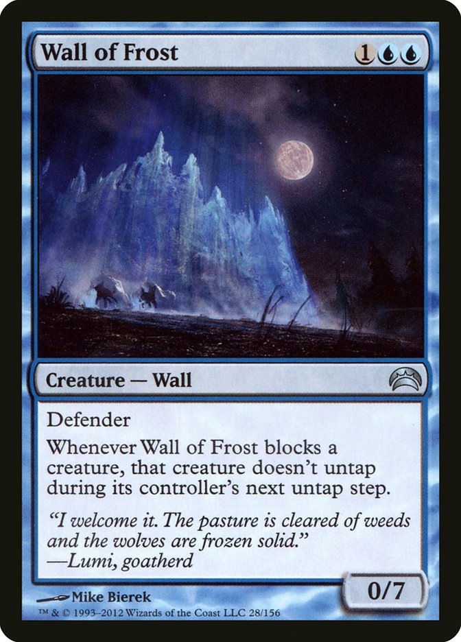 Wall of Frost [Planechase 2012] | Yard's Games Ltd