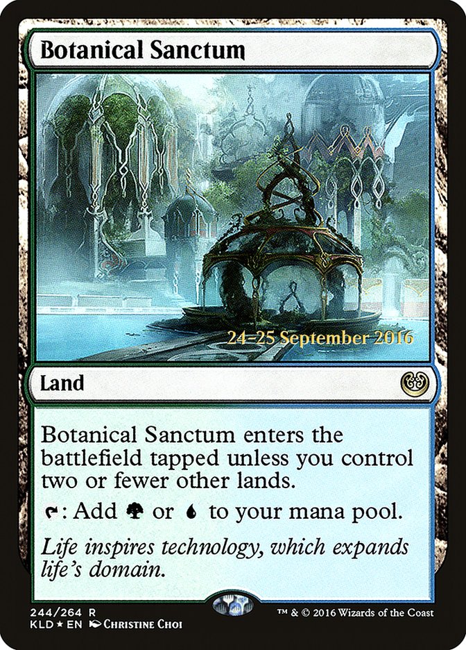 Botanical Sanctum [Kaladesh Prerelease Promos] | Yard's Games Ltd