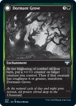 Dormant Grove // Gnarled Grovestrider [Innistrad: Double Feature] | Yard's Games Ltd