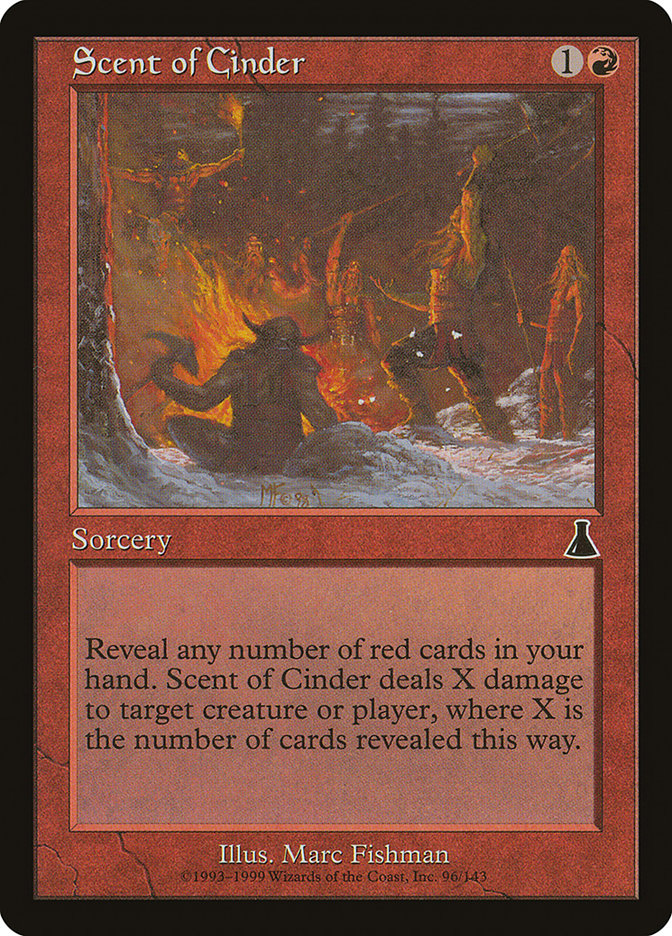 Scent of Cinder [Urza's Destiny] | Yard's Games Ltd