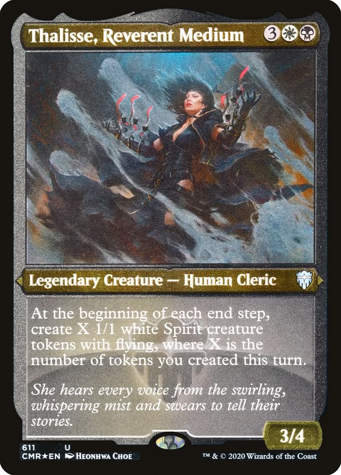 Thalisse, Reverent Medium (Etched) [Commander Legends] | Yard's Games Ltd