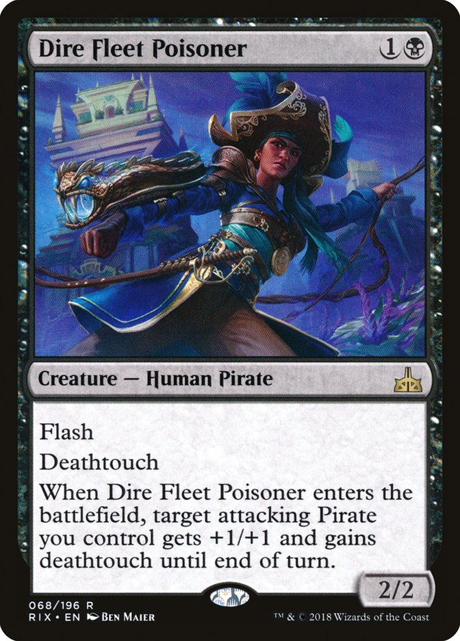 Dire Fleet Poisoner [Rivals of Ixalan] | Yard's Games Ltd