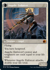 Enduring Angel // Angelic Enforcer [Innistrad: Midnight Hunt] | Yard's Games Ltd