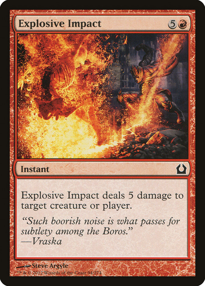 Explosive Impact [Return to Ravnica] | Yard's Games Ltd