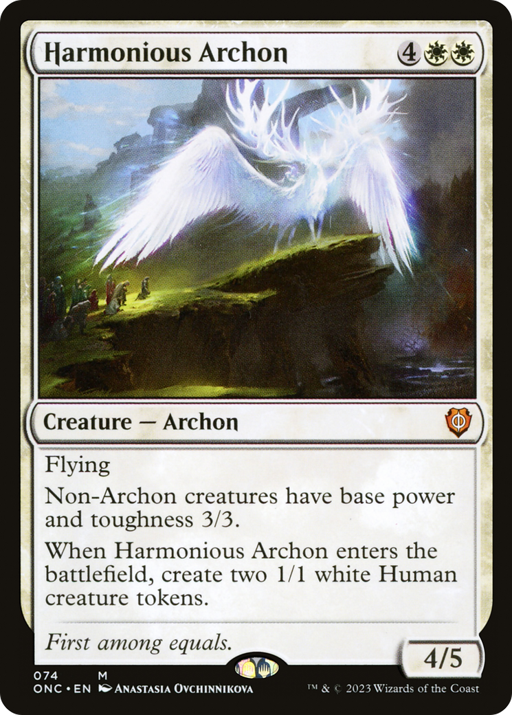 Harmonious Archon [Phyrexia: All Will Be One Commander] | Yard's Games Ltd