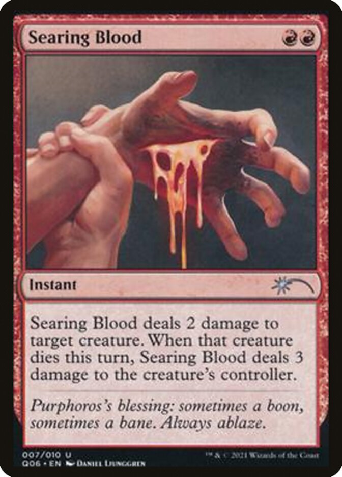 Searing Blood [Pioneer Challenger Decks 2021] | Yard's Games Ltd