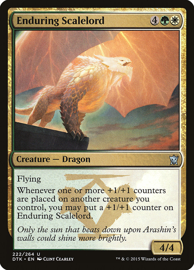 Enduring Scalelord [Dragons of Tarkir] | Yard's Games Ltd