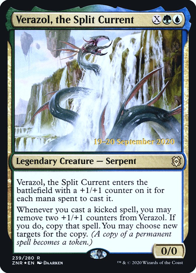 Verazol, the Split Current [Zendikar Rising Prerelease Promos] | Yard's Games Ltd