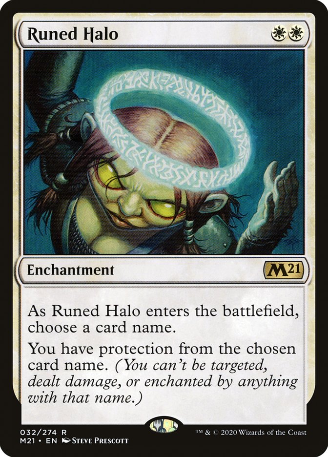 Runed Halo [Core Set 2021] | Yard's Games Ltd