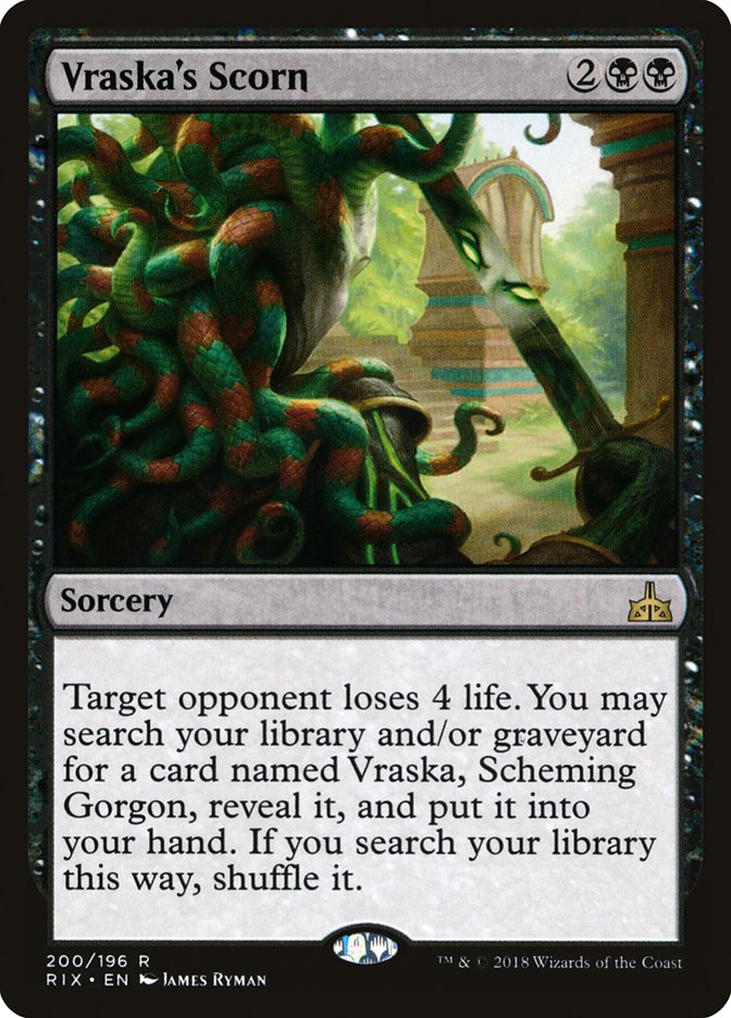 Vraska's Scorn [Rivals of Ixalan] | Yard's Games Ltd