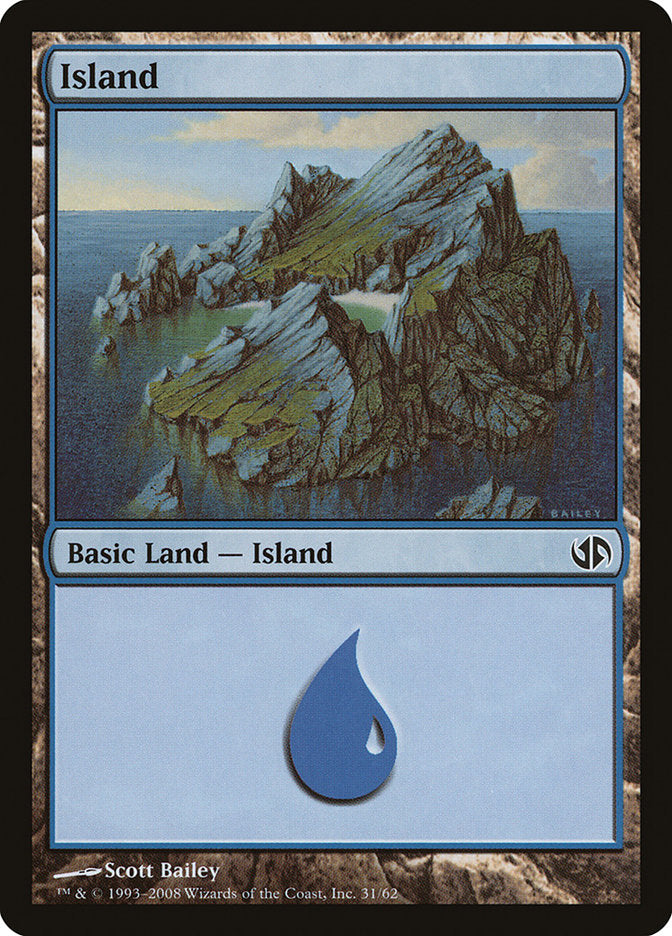 Island (31) [Duel Decks: Jace vs. Chandra] | Yard's Games Ltd