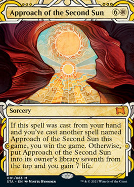 Approach of the Second Sun (Foil Etched) [Strixhaven: School of Mages Mystical Archive] | Yard's Games Ltd