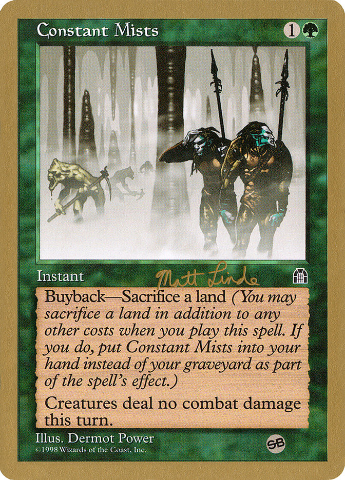 Constant Mists (Matt Linde) (SB) [World Championship Decks 1999] | Yard's Games Ltd