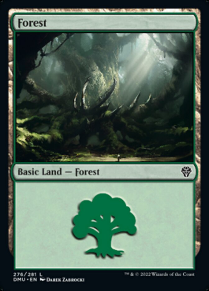 Forest (276) [Dominaria United] | Yard's Games Ltd