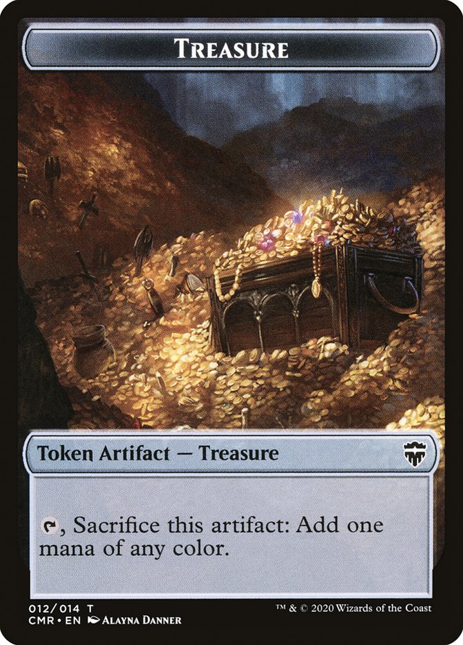 Treasure Token [Commander Legends Tokens] | Yard's Games Ltd