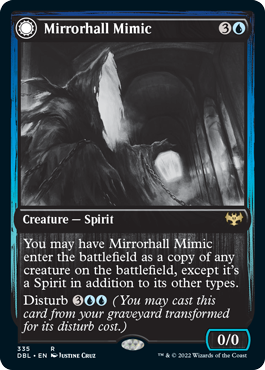 Mirrorhall Mimic // Ghastly Mimicry [Innistrad: Double Feature] | Yard's Games Ltd