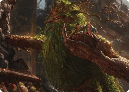 Treebeard, Gracious Host Art Card [The Lord of the Rings: Tales of Middle-earth Art Series] | Yard's Games Ltd