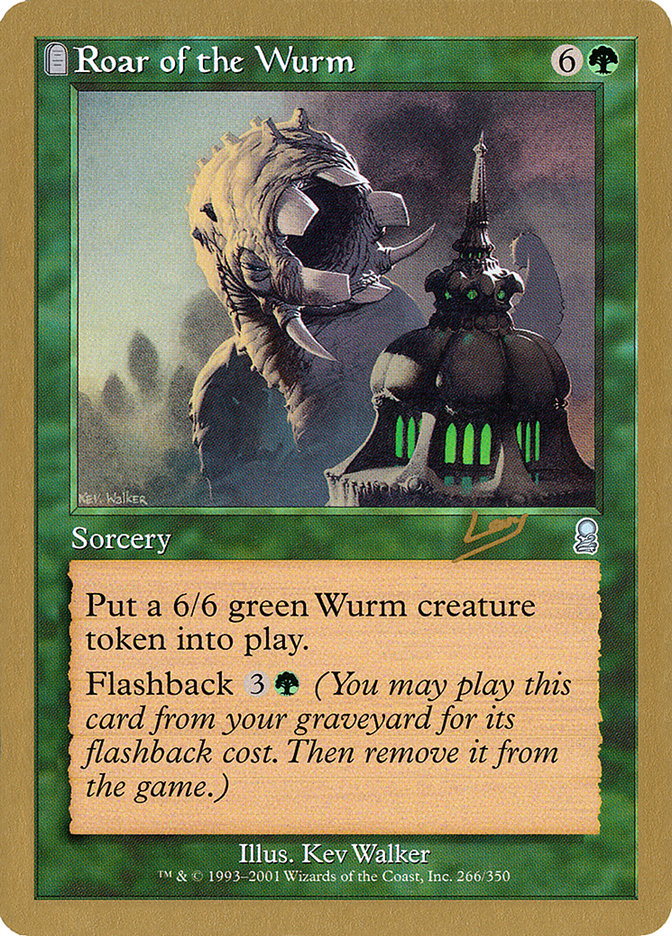 Roar of the Wurm (Raphael Levy) [World Championship Decks 2002] | Yard's Games Ltd