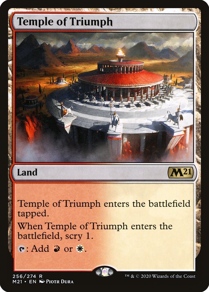 Temple of Triumph [Core Set 2021] | Yard's Games Ltd